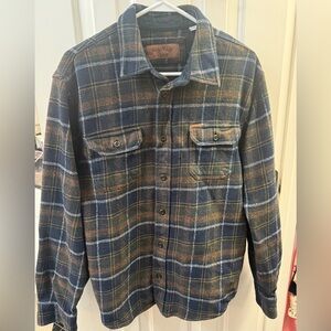 Orvis Classic Collection Heavyweight Flannel Plaid Jacket Shacket Workshirt